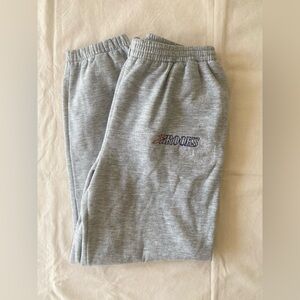 Vintage Brooks Embroidered Logo Gray Sweatpants Drawstring Men’s Medium